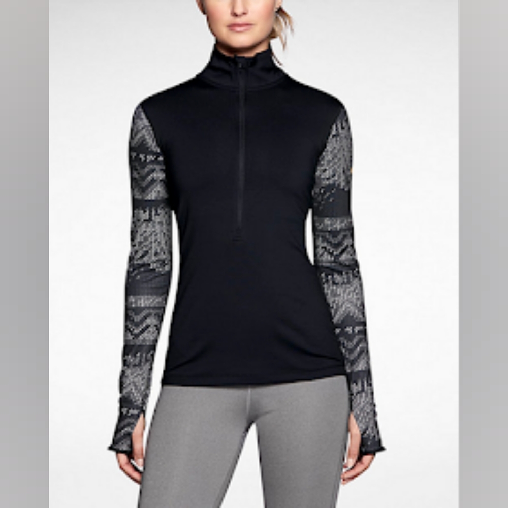 Nike Pro Hyperwarm Nordic Half-Zip with Long Sleeves, Size M